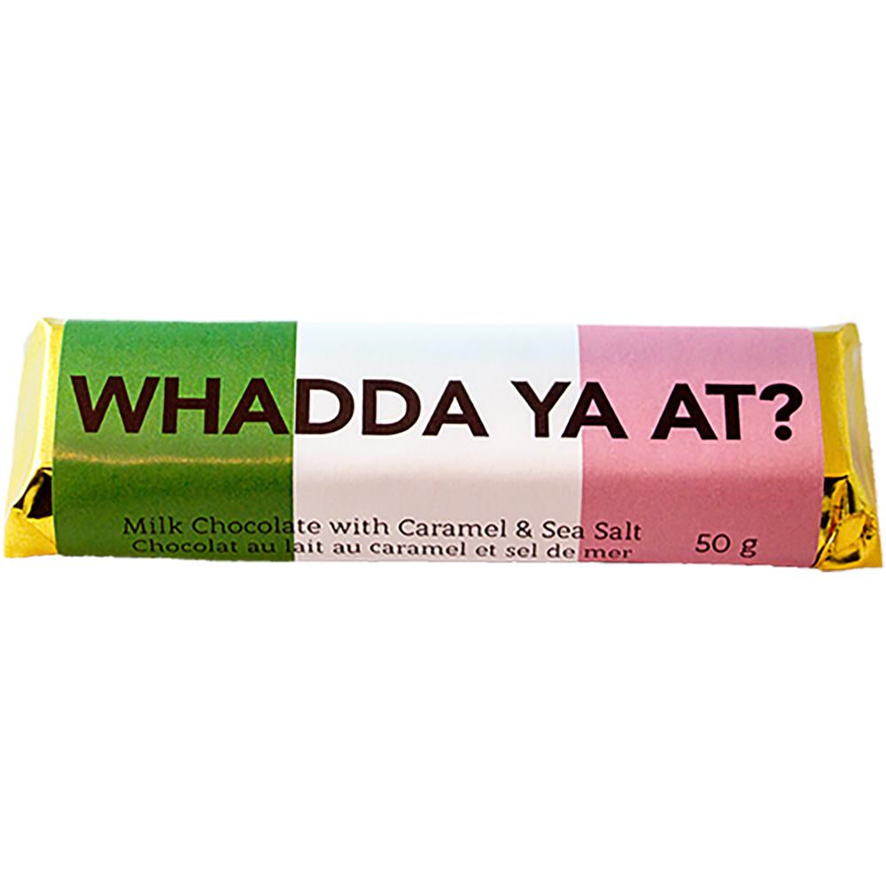 Whadda Ya At? NL Sayings Bar – Newfoundland Chocolate Company