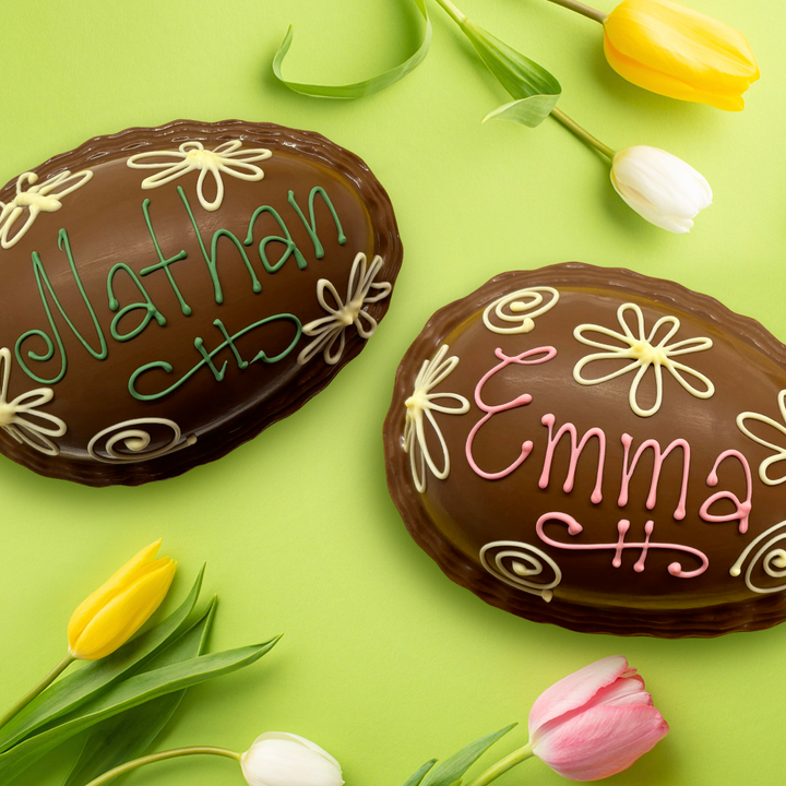 PERSONALIZED CHOCOLATE NAME EGG (FOR PICK UP ONLY)