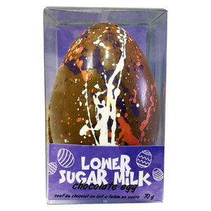 HAND PAINTED HOLLOW MILK CHOCOLATE LOW SUGAR EGG